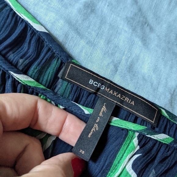 Bcbg Maxazria 100% Silk Babydoll Blouse xs - Picture 8 of 14